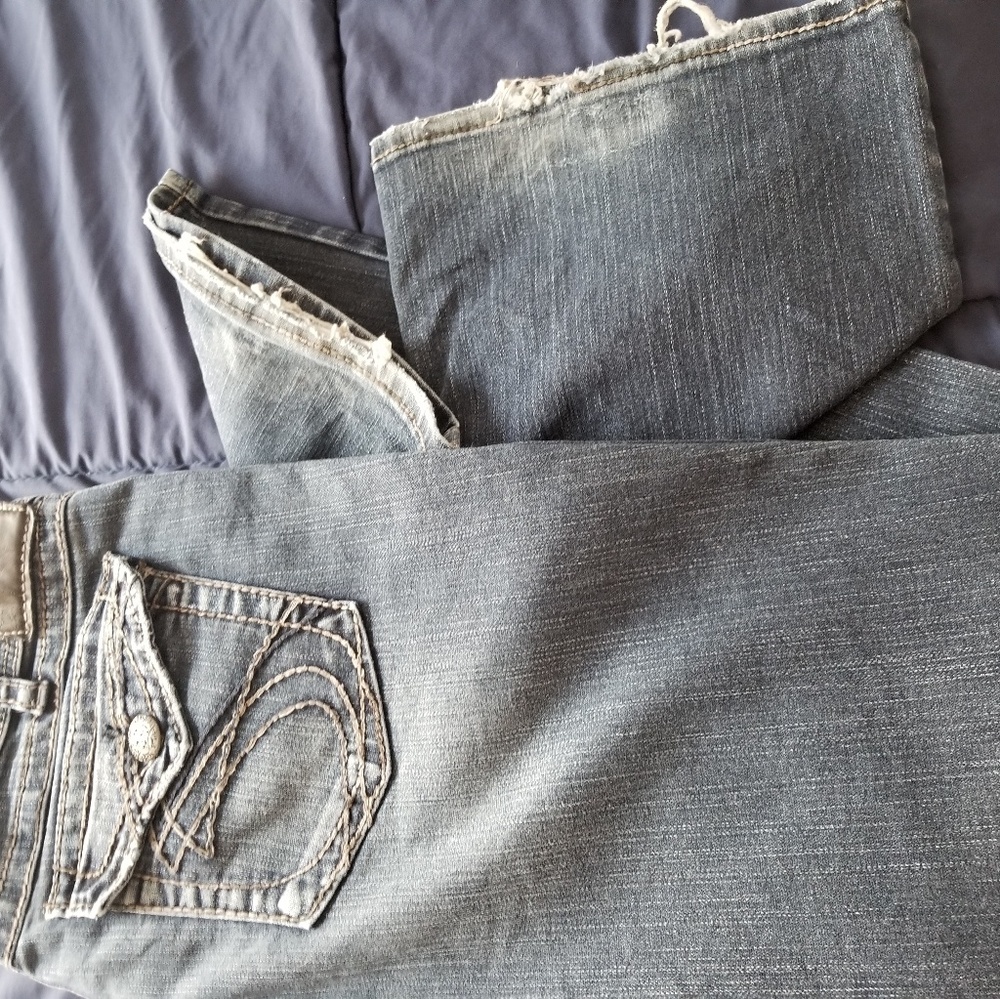 Silver jeans